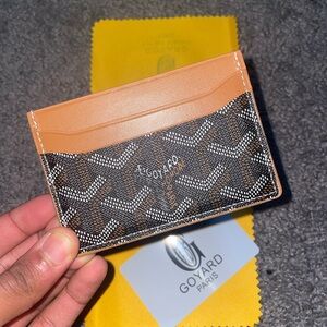 Brown and Black Key Card Holder